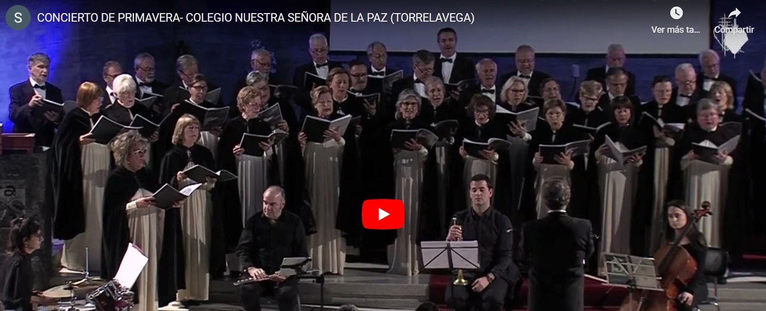 Imagen del concierto de primavera en la parroquia Nuestra Señora de la Paz, Torrelavega